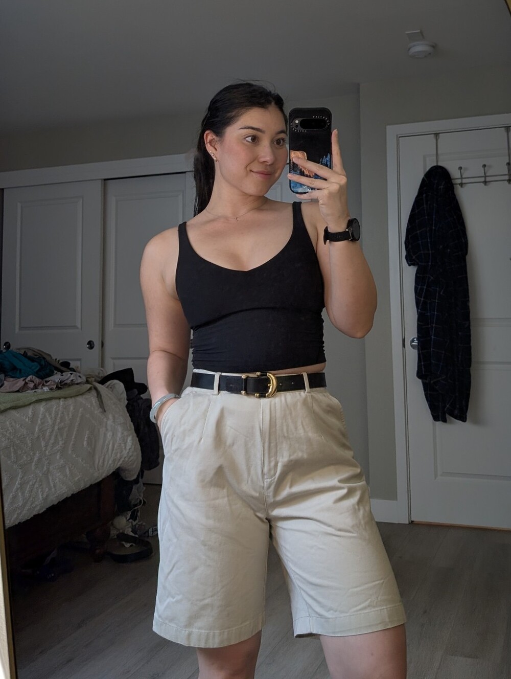 L.L.Bean Khaki Original Fit Shorts